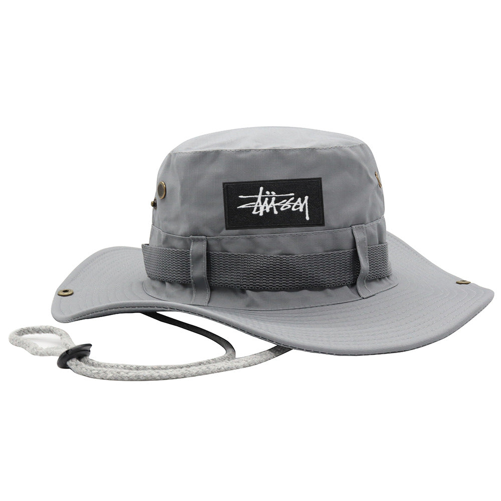 Stussy Hat Men's and Women's Summer Breathable Sun Hat Outdoor