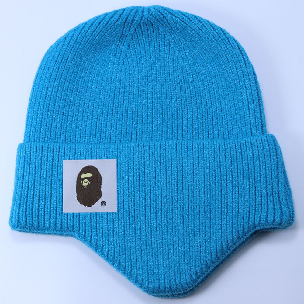 Stussy Hat Winter Knitted Hat Men's and Women's Warm Ear Protector Outdoor Wool Hat