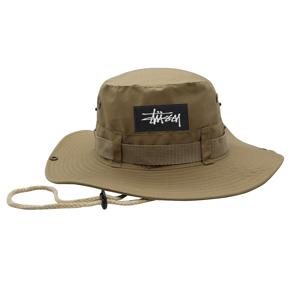 Stussy Hat Men's and Women's Summer Breathable Sun Hat Outdoor