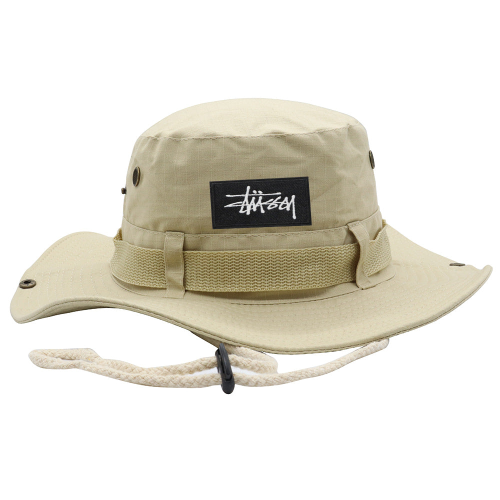Stussy Hat Men's and Women's Summer Breathable Sun Hat Outdoor