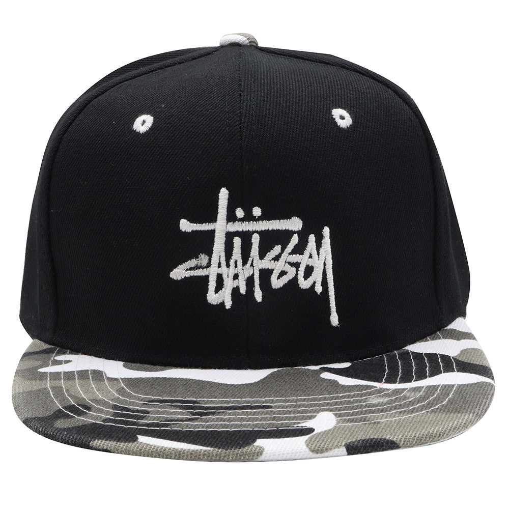 Stussy Hat Embroidery Color Matching Street Hip Hat Sun Hat